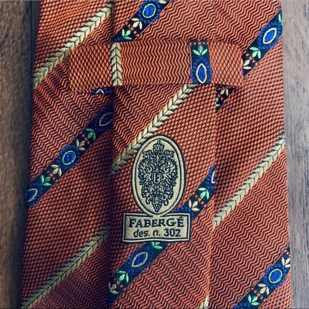 Faberge Woven Silk Striped Tie